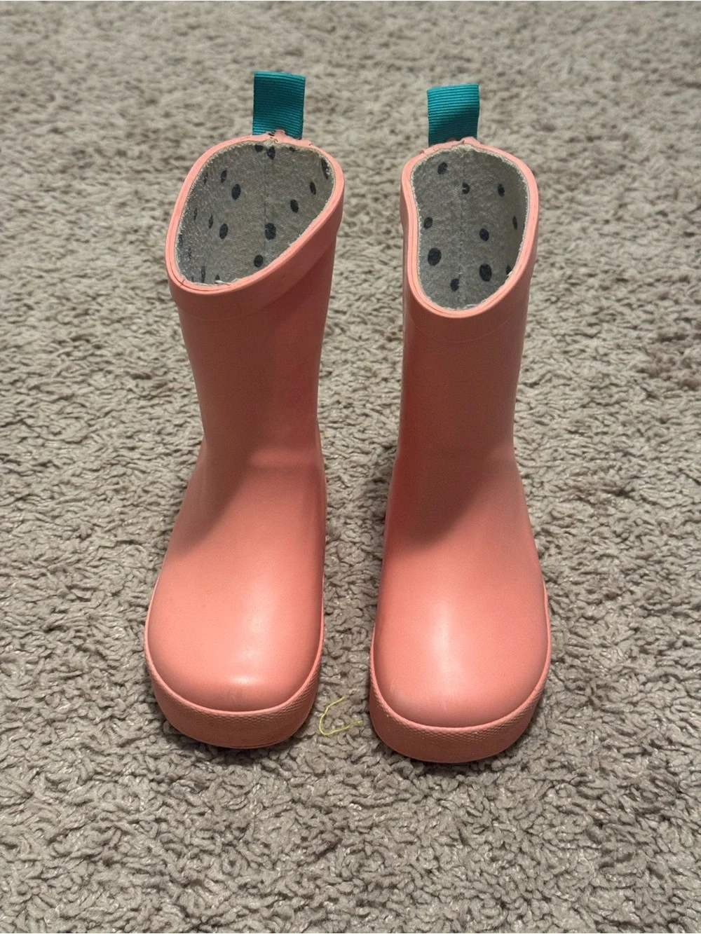 Ten Little Rain Boots in Pink, toddler size 8, excellent used condition!